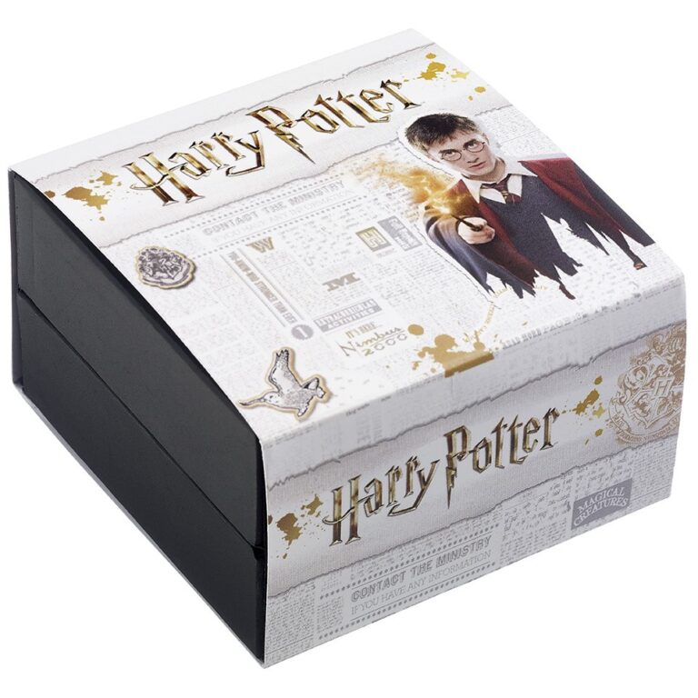 Stříbrné náušnice Harry Potter - Obraceč času, pozlaceno - Image 2